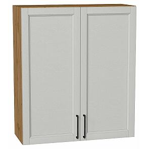 Шкаф верхний с 2-мя дверцами Сканди Grey Silkwood/Дуб Вотан 920*800*320