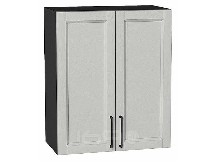 Шкаф верхний с 2-мя дверцами Сканди Grey Silkwood/Graphite 716*600*320