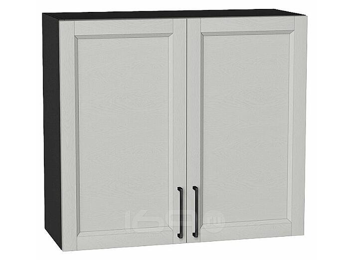 Шкаф верхний с 2-мя дверцами Сканди Grey Silkwood/Graphite 716*800*318