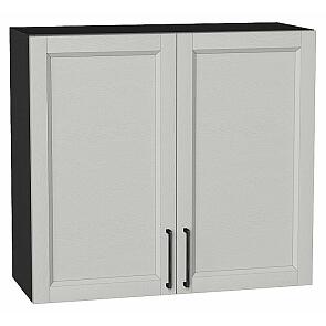 Шкаф верхний с 2-мя дверцами Сканди Grey Silkwood/Graphite 716*800*318