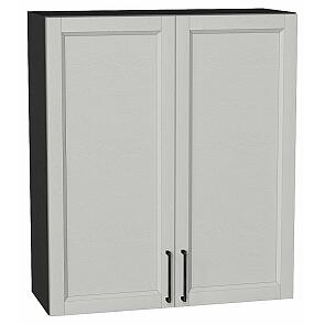 Шкаф верхний с 2-мя дверцами Сканди Grey Silkwood/Graphite 920*800*320