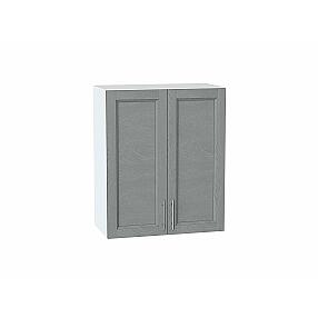 Шкаф верхний с 2-мя дверцами Сканди Grey Softwood Белый 716*600*320