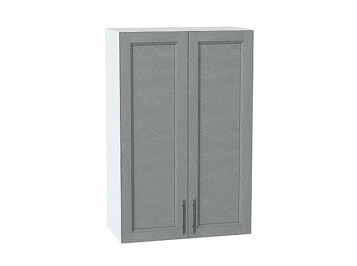 Шкаф верхний с 2-мя дверцами Сканди Grey Softwood Белый 920*600*320
