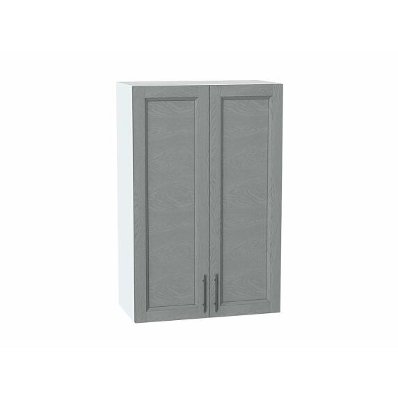 Шкаф верхний с 2-мя дверцами Сканди Grey Softwood Белый 920*600*320