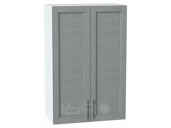Шкаф верхний с 2-мя дверцами Сканди Grey Softwood Белый 920*600*320