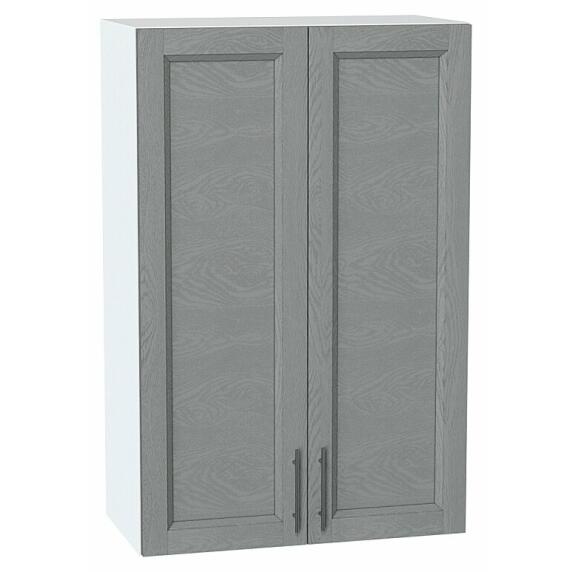 Шкаф верхний с 2-мя дверцами Сканди Grey Softwood Белый 920*600*320