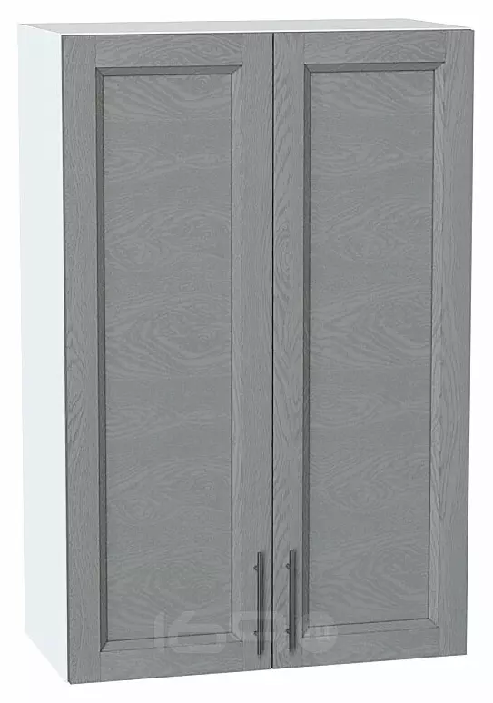 Шкаф верхний с 2-мя дверцами Сканди Grey Softwood Белый 920*600*320