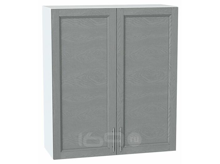 Шкаф верхний с 2-мя дверцами Сканди Grey Softwood Белый 920*800*320