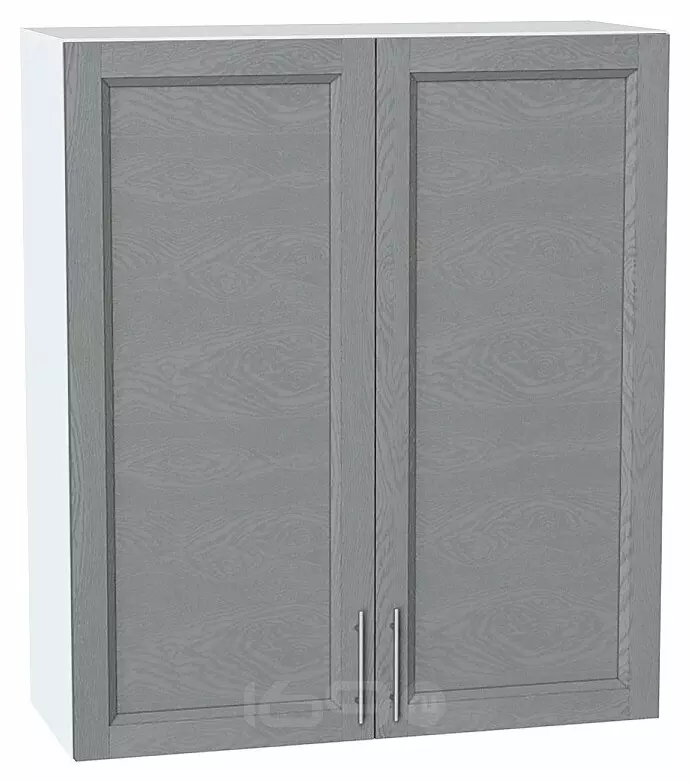 Шкаф верхний с 2-мя дверцами Сканди Grey Softwood Белый 920*800*320