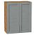Шкаф верхний с 2-мя дверцами Сканди Grey Softwood Дуб Вотан 716*600*320