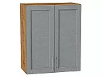Шкаф верхний с 2-мя дверцами Сканди Grey Softwood Дуб Вотан 716*600*320