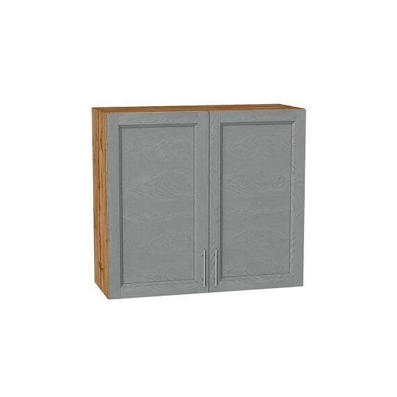 Шкаф верхний с 2-мя дверцами Сканди Grey Softwood Дуб Вотан 716*800*318