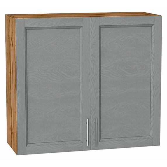 Шкаф верхний с 2-мя дверцами Сканди Grey Softwood Дуб Вотан 716*800*318