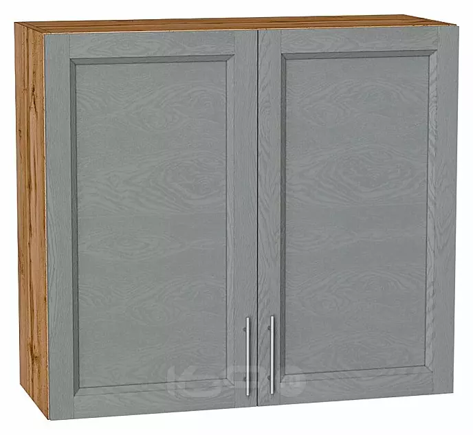 Шкаф верхний с 2-мя дверцами Сканди Grey Softwood Дуб Вотан 716*800*318