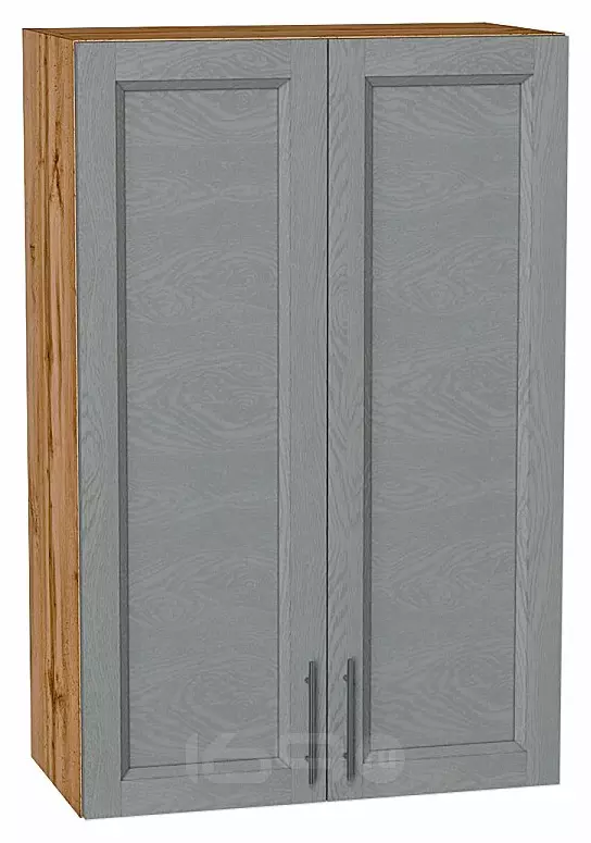 Шкаф верхний с 2-мя дверцами Сканди Grey Softwood Дуб Вотан 920*600*320
