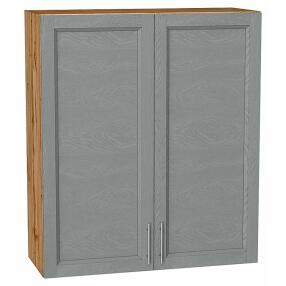 Шкаф верхний с 2-мя дверцами Сканди Grey Softwood Дуб Вотан 920*800*320