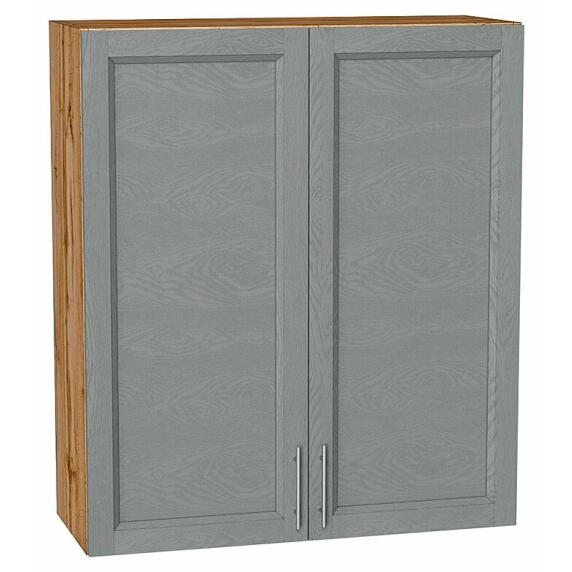Шкаф верхний с 2-мя дверцами Сканди Grey Softwood Дуб Вотан 920*800*320