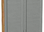 Шкаф верхний с 2-мя дверцами Сканди Grey Softwood Дуб Вотан 920*800*320