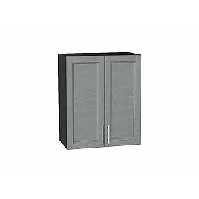 Шкаф верхний с 2-мя дверцами Сканди Grey Softwood Graphite 716*600*320