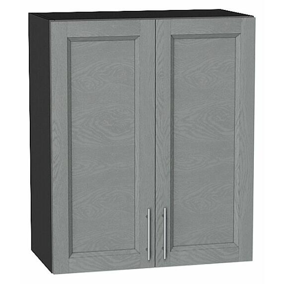 Шкаф верхний с 2-мя дверцами Сканди Grey Softwood Graphite 716*600*320