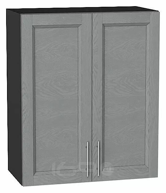 Шкаф верхний с 2-мя дверцами Сканди Grey Softwood Graphite 716*600*320