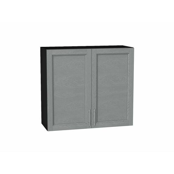 Шкаф верхний с 2-мя дверцами Сканди Grey Softwood Graphite 716*800*318