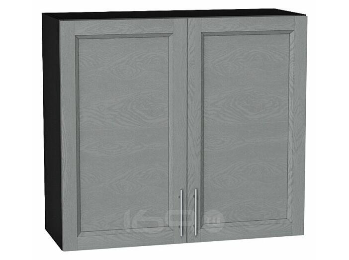 Шкаф верхний с 2-мя дверцами Сканди Grey Softwood Graphite 716*800*318