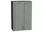 Шкаф верхний с 2-мя дверцами Сканди Grey Softwood Graphite 920*600*320