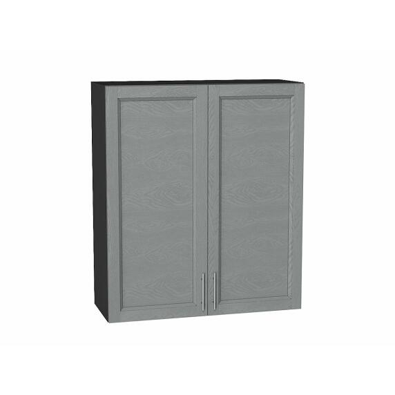 Шкаф верхний с 2-мя дверцами Сканди Grey Softwood Graphite 920*800*320