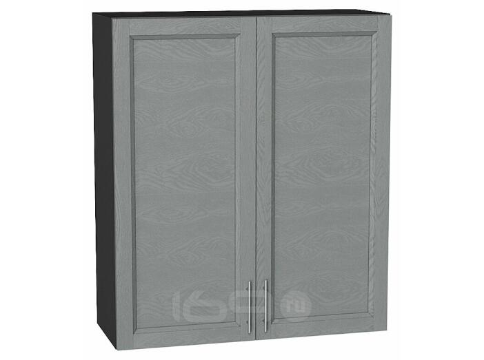 Шкаф верхний с 2-мя дверцами Сканди Grey Softwood Graphite 920*800*320