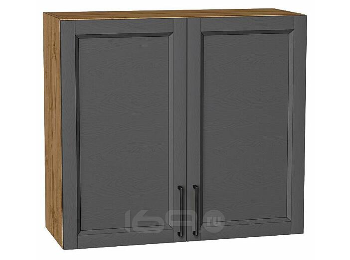 Шкаф верхний с 2-мя дверцами Сканди Stormy Silkwood/Дуб Вотан 716*800*318