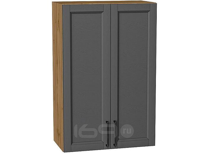 Шкаф верхний с 2-мя дверцами Сканди Stormy Silkwood/Дуб Вотан 920*600*320
