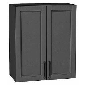 Шкаф верхний с 2-мя дверцами Сканди Stormy Silkwood/Graphite 716*600*320