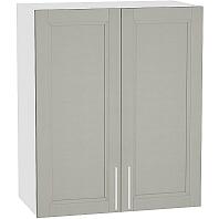 Шкаф верхний с 2-мя дверцами Сканди В 600 Grey Softwood-Белый