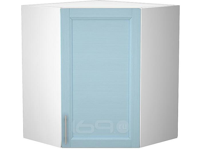 Шкаф верхний угловой Сканди ВУ 590 Sky Wood-Белый