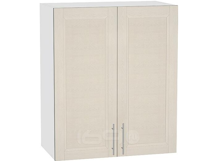 Шкаф верхний с 2-мя дверцами Сканди В 609 Cappuccino Softwood-Белый