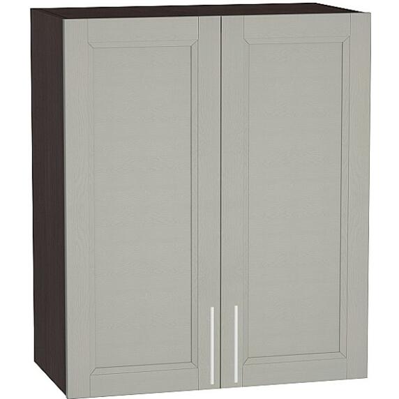 Шкаф верхний с 2-мя дверцами Сканди В 609 Grey Softwood-Венге