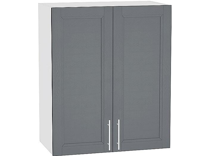 Шкаф верхний с 2-мя дверцами Сканди В 609 Graphite Softwood-Белый