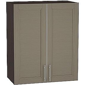 Шкаф верхний с 2-мя дверцами Сканди В 609 Cappuccino Wood-Венге