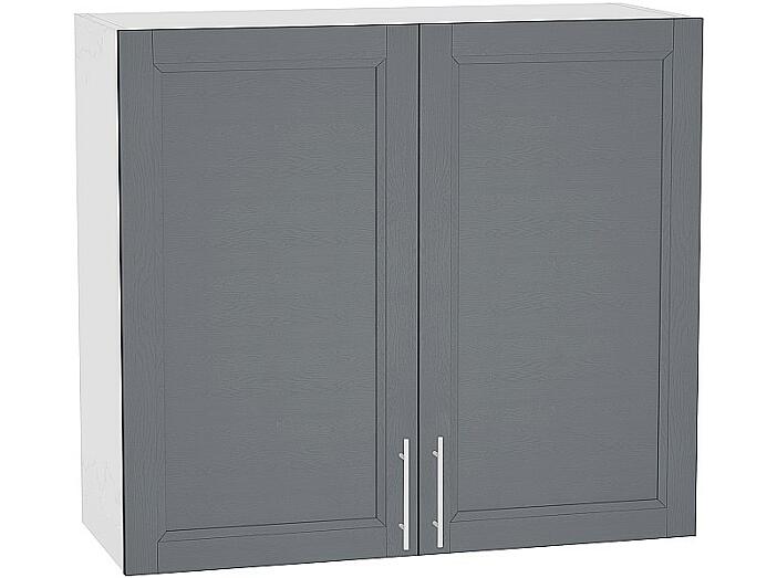 Шкаф верхний с 2-мя дверцами Сканди В 800 Graphite Softwood-Белый