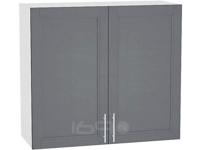 Шкаф верхний с 2-мя дверцами Сканди В 800 Graphite Softwood-Белый