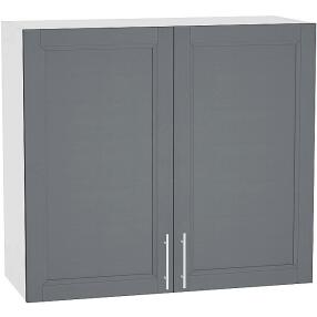 Шкаф верхний с 2-мя дверцами Сканди В 800 Graphite Softwood-Белый