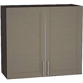 Шкаф верхний с 2-мя дверцами Сканди В 800 Cappuccino Wood-Венге
