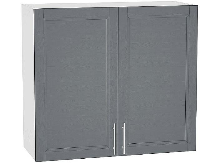 Шкаф верхний с 2-мя дверцами Сканди В 809 Graphite Softwood-Белый