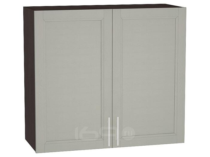 Шкаф верхний с 2-мя дверцами Сканди В 809 Grey Softwood-Венге