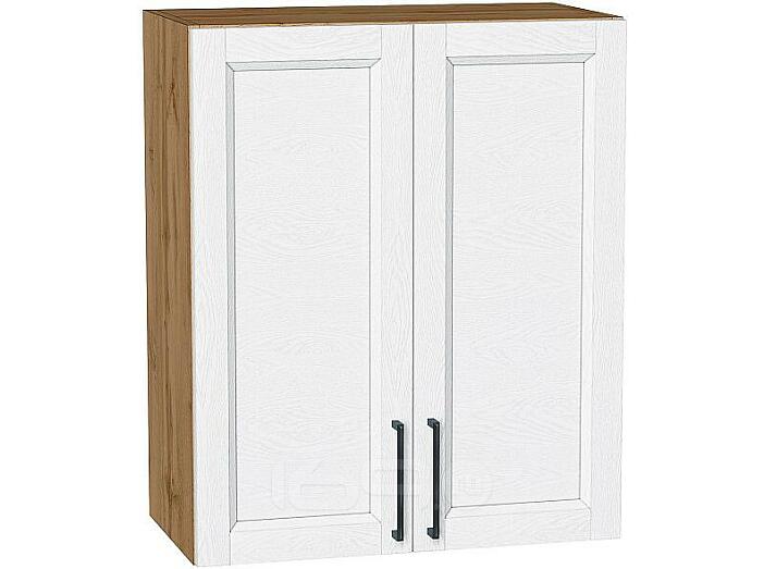 Шкаф верхний с 2-мя дверцами Сканди White Silkwood/Дуб Вотан 716*600*320