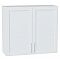 Шкаф верхний с 2-мя дверцами Сканди White Softwood/Белый 716*800*318