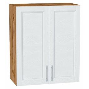 Шкаф верхний с 2-мя дверцами Сканди White Softwood Дуб Вотан 716*600*320