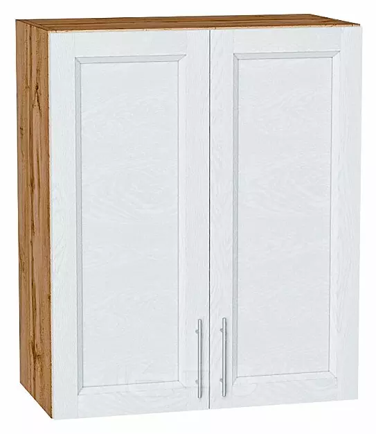 Шкаф верхний с 2-мя дверцами Сканди White Softwood Дуб Вотан 716*600*320