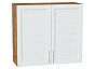 Шкаф верхний с 2-мя дверцами Сканди White Softwood Дуб Вотан 716*800*318